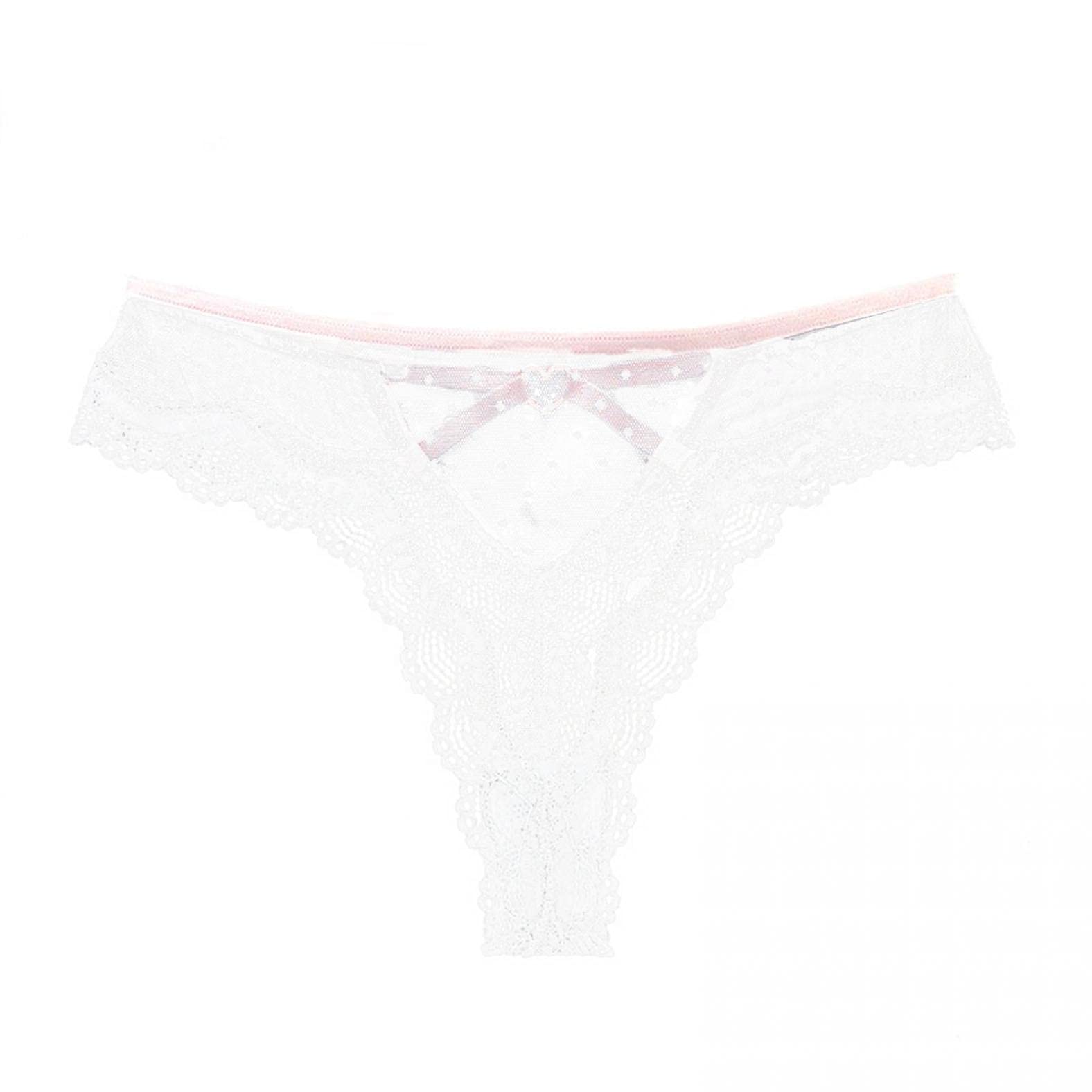 Sexy Women's Lace Panties - Comfortable Seamless Brief Underwear for Sleepwear, Babydoll Lingerie & Romantic Nights - Soft Breathable Intimates for Date Night & Boudoir