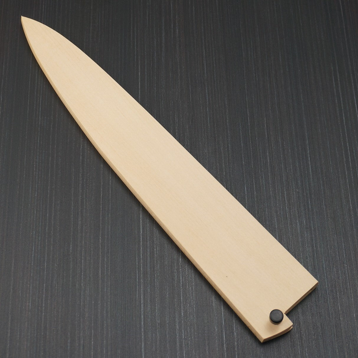Premium SAYA Ebony Wood Knife Sheath for 240mm & 270mm Sujihiki, Fillet, and Carving Knives - Perfect for Professional Chefs & Home Cooking Knife Storage