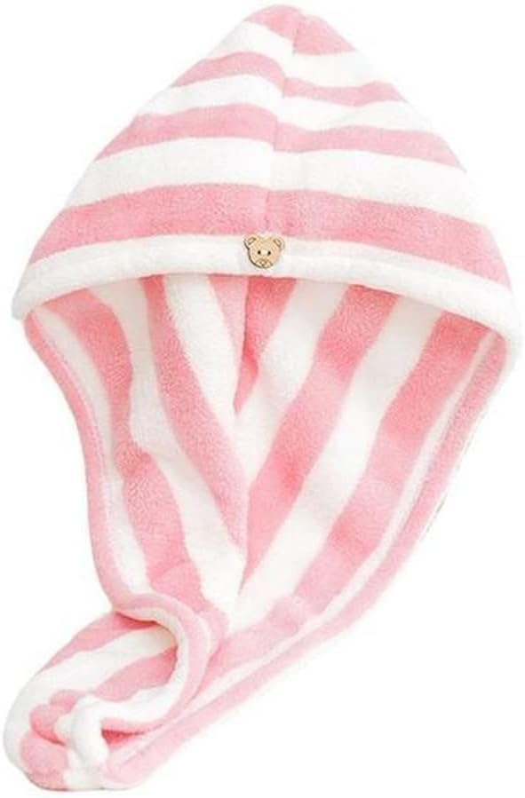 Premium ASK ME Hair Turbans - Super Absorbent Thickened Coral Wool Turban Towel Wrap for Women - Salon Quality Microfiber Hair Dry Cap for Curly, Long & Thick Hair - Quick Drying & Frizz Control (Multicolor, Pack of 1) - Perfect for Salon Styling, Home Hair Care & Travel
