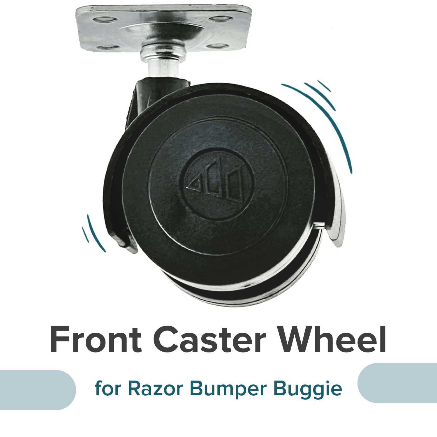 AlveyTech Front Caster Wheel Replacement for Razor Bumper Buggie - Durable Swivel Wheels for Kids Ride-On Cars, Perfect for Outdoor Play & Backyard Fun