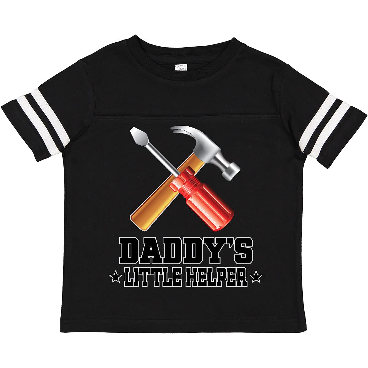 Inktastic Daddy's Little Helper Outfit Tools Toddler T-Shirt - Cute Father & Son Matching Workwear for DIY Projects & Family Bonding