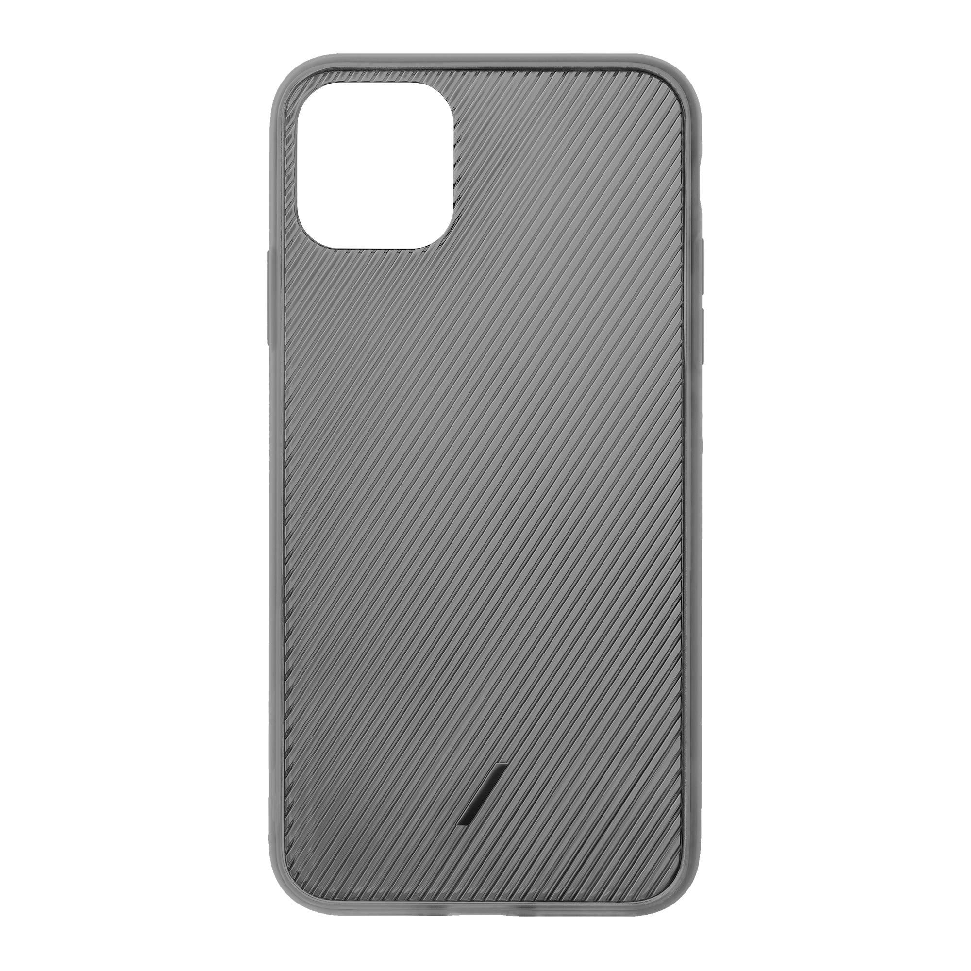 **Native Union Clic View Case for iPhone 11 Pro Max – Slim Clear Textured Protective Cover with Tactile Ribbed Design | Lightweight & Form-Fitting | Shockproof & Scratch-Resistant | Compatible with iPhone 11 Pro Max (Smoke) | Perfect for Daily Use, Travel & Outdoor Activities**