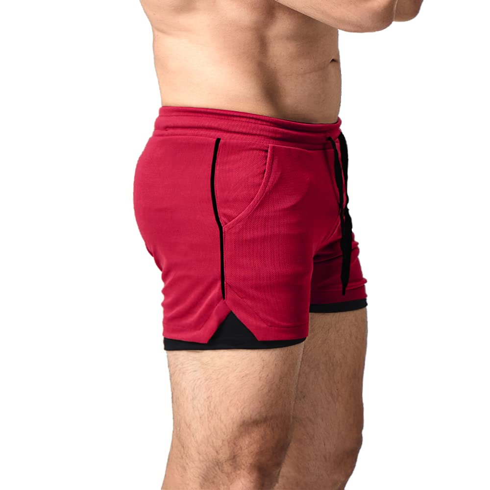 EVERWORTH Men's 2-in-1 Workout Shorts 5
