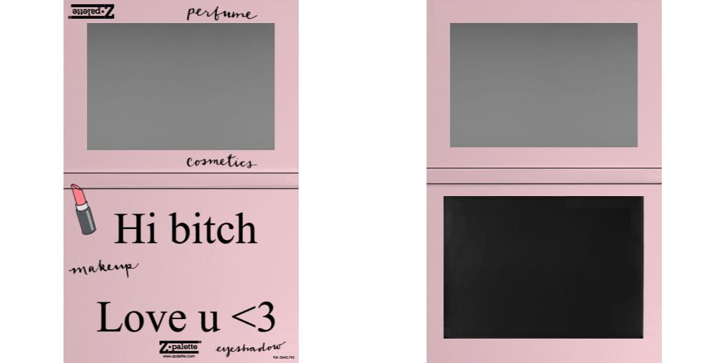 Custom Extra Large Z Palette - Magnetic Makeup Palette for Eyeshadows & Blush - Perfect for Makeup Artists & Travel Organization