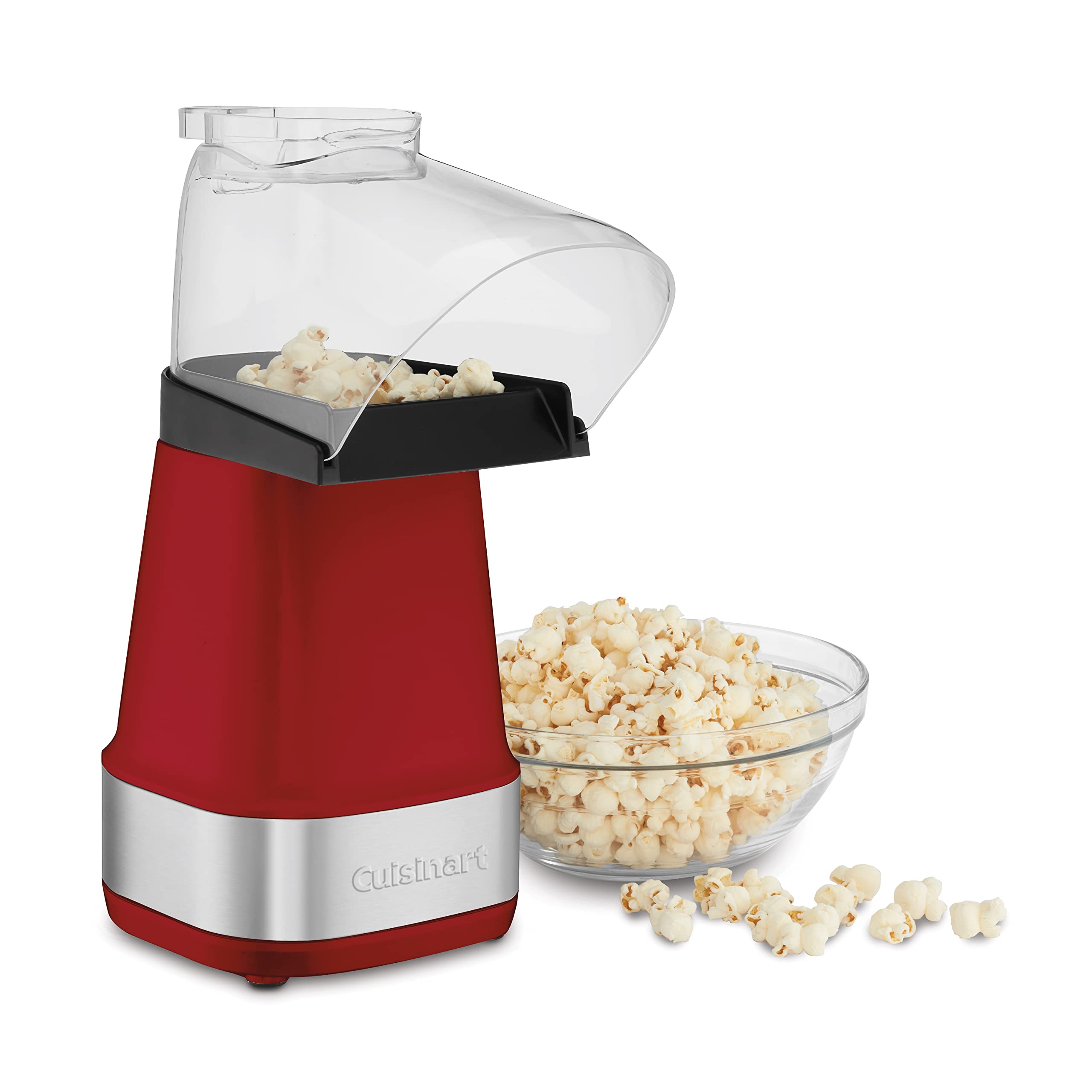 Cuisinart CPM-150C Red Hot Air Popcorn Maker - Fast, Healthy, No Oil Needed - Perfect for Movie Nights, Parties & Snack Time at Home