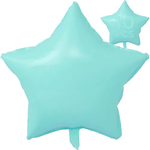 Pastel Blue Star Balloons