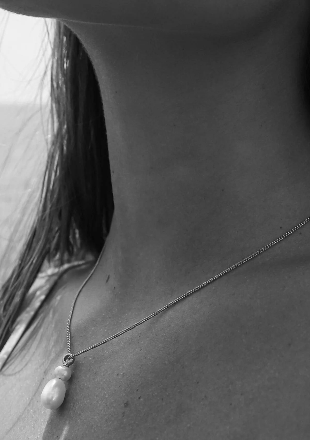 Lola Knight Sterling Silver Holly Pearl Necklace - Elegant Jewelry for Women, Perfect for Weddings, Parties & Gifts