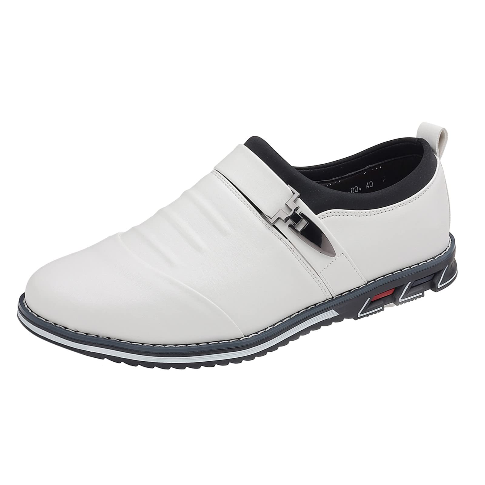Men's Suede Oxford Shoes - Breathable Comfortable Business & Casual Lace-Up Leather Shoes for Wide Feet | Perfect for Office, Weddings & Formal Events