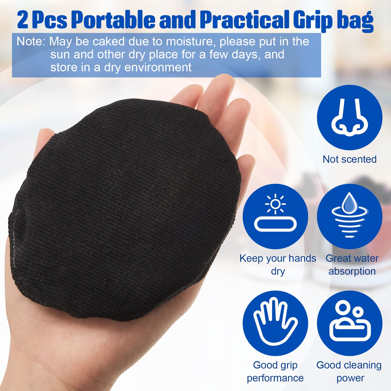 Lewtemi 2-Pack Bowling Rosin Grip Bags | Non-Slip Hand Powder for Bowling & Golf | Perfect for Drying Hands in Sports & Outdoor Activities