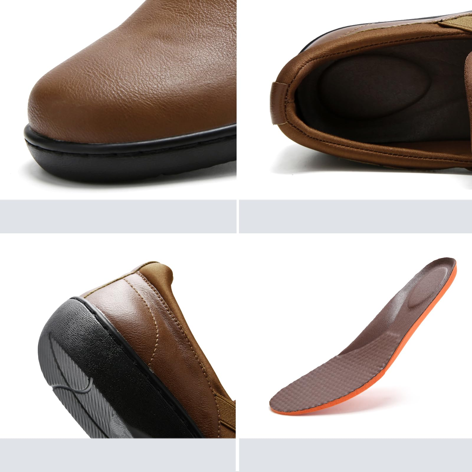**Women's Orthopedic Loafers Slip-On Shoes – Comfortable Casual Dress Shoes with Memory Foam – Perfect for Work, Travel & Everyday Wear**