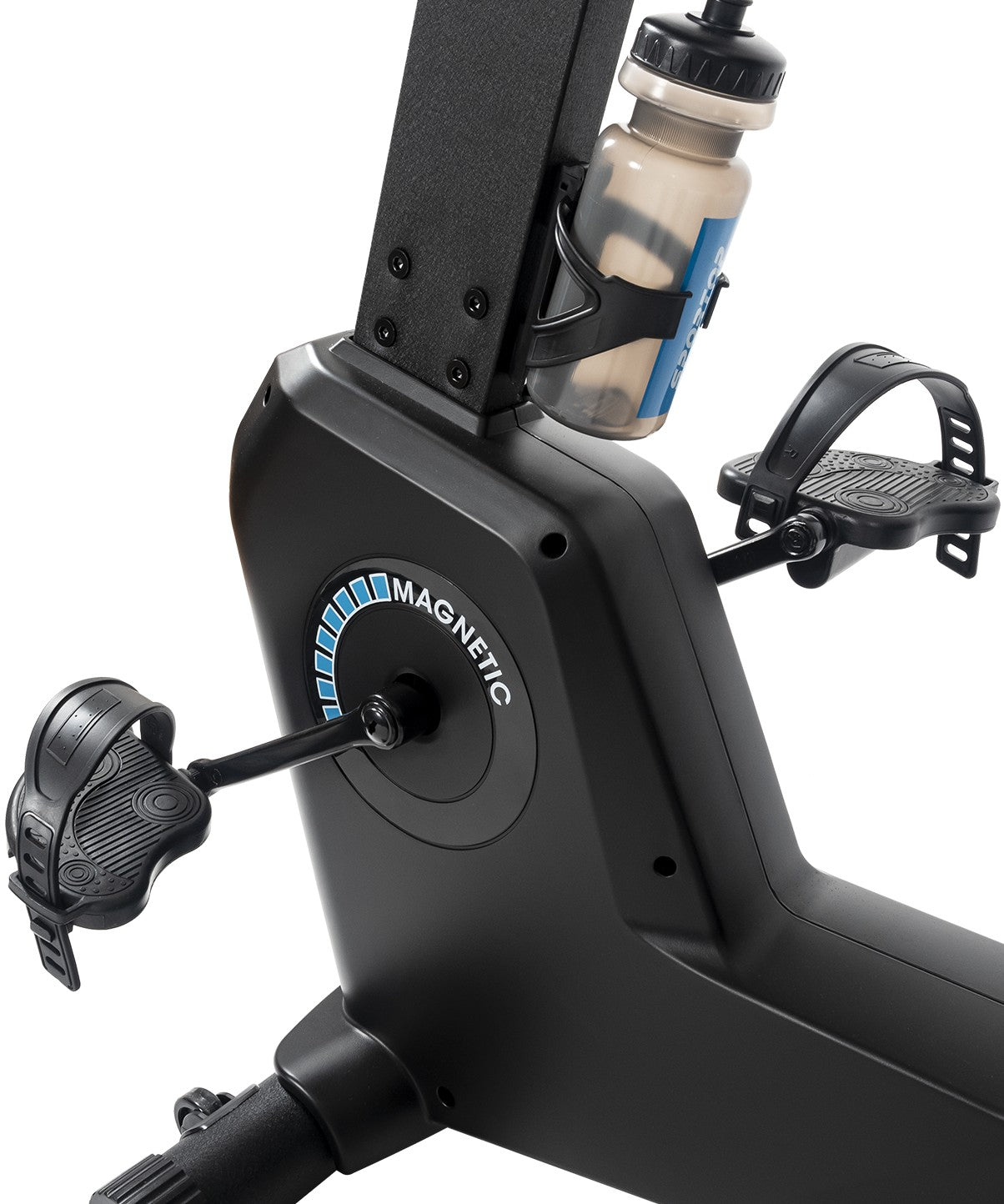 Sportop R60LCD Recumbent Exercise Bike for Home Gym - Low Impact Workout Machine with LCD Display for Seniors & Physical Therapy - Perfect for Small Spaces & Cardio Training