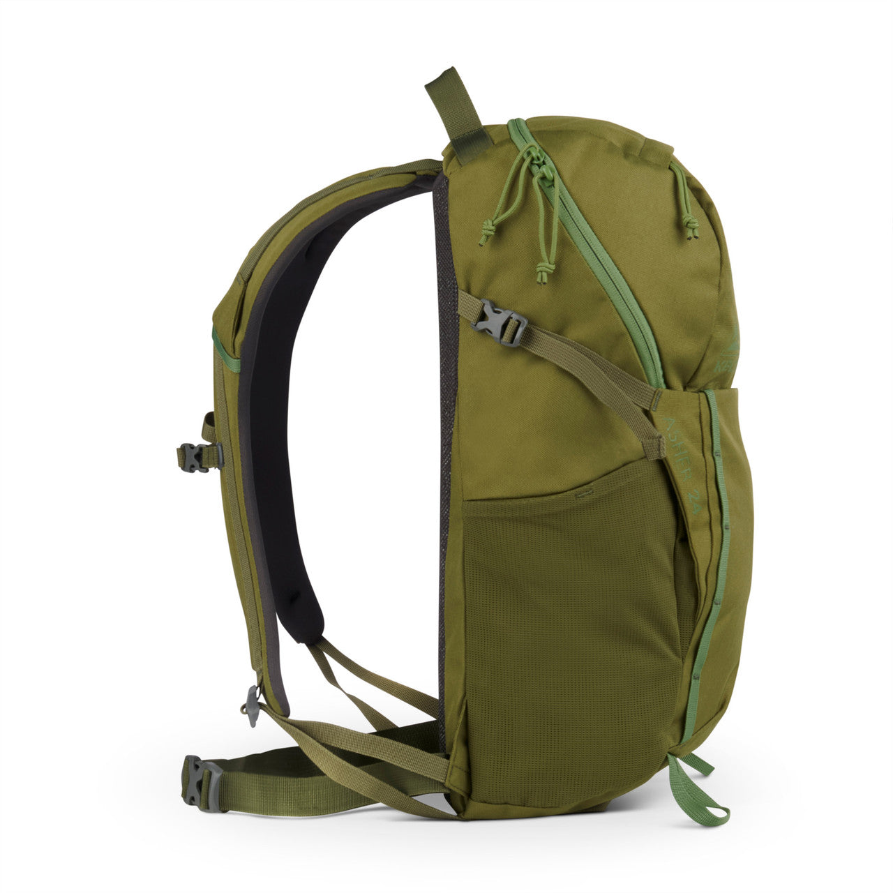 Kelty Asher 24 Backpack - Lightweight Hiking Daypack for Men & Women, Winter Moss/Dill Color - Perfect for Camping, Travel & Outdoor Adventures