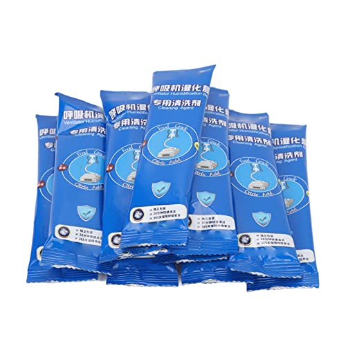 10pcs CPAP Humidifier Water Chamber Cleaner - Safe & Effective CPAP Machine Cleaning Agent for Sleep Apnea Therapy - Perfect for Nightly CPAP Maintenance & Hygiene