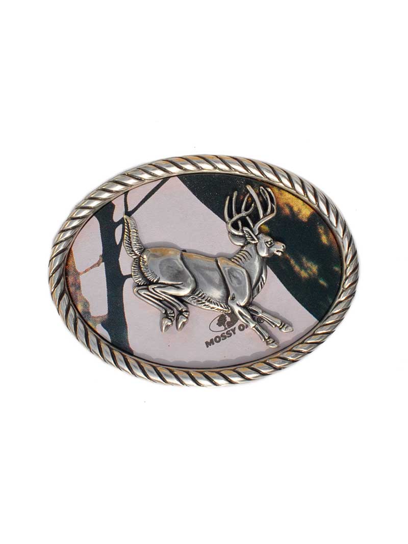 Nocona Oval Pink Camo Belt Buckle 37104 - Western Style Buckle for Jeans & Cowboy Boots - Perfect for Rodeo, Country Music Festivals & Western Fashion