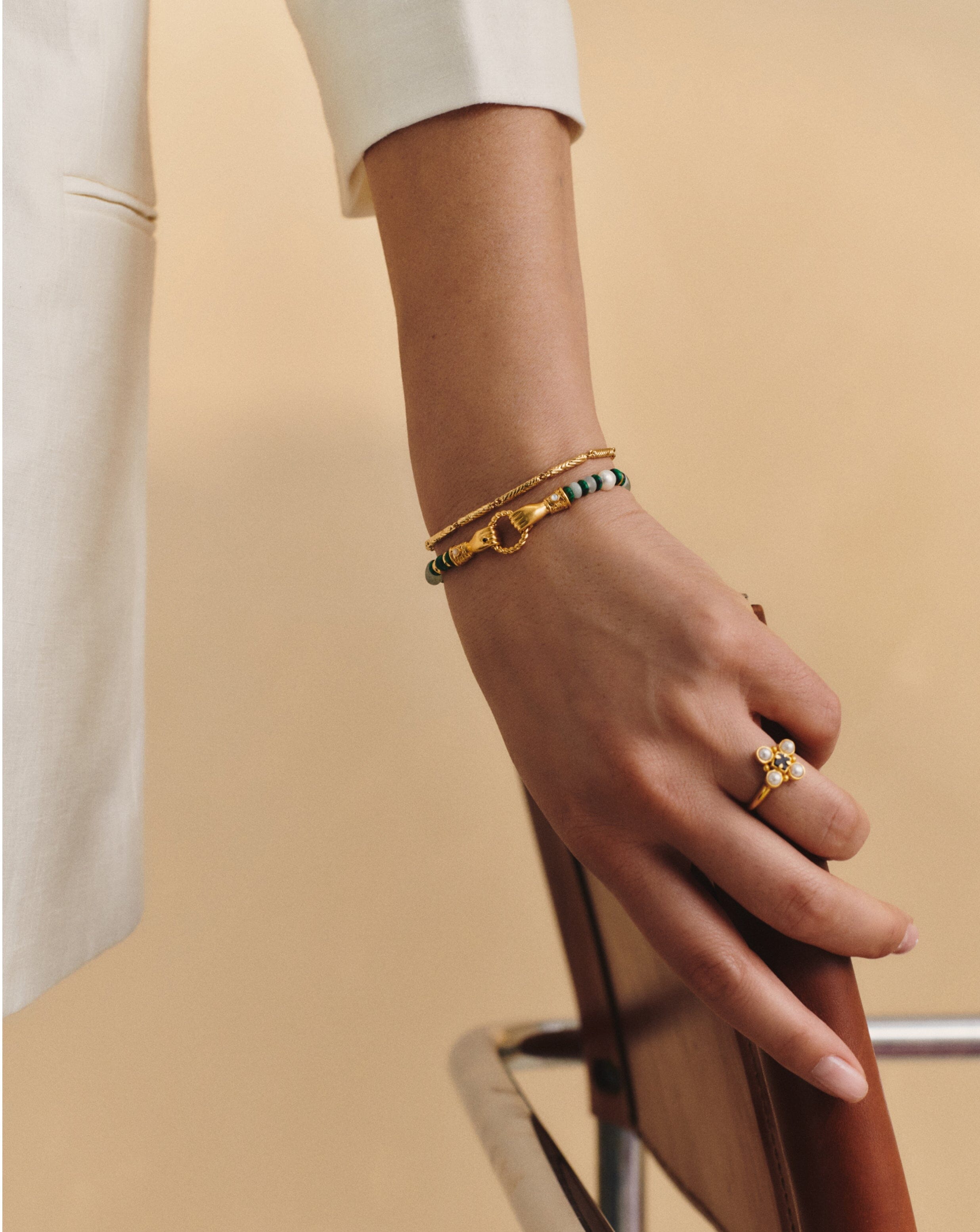Wavy Ridge Chain Bracelet for Women - Trendy Gold & Silver Layered Bracelet for Everyday Wear | Perfect for Casual, Office & Party Outfits