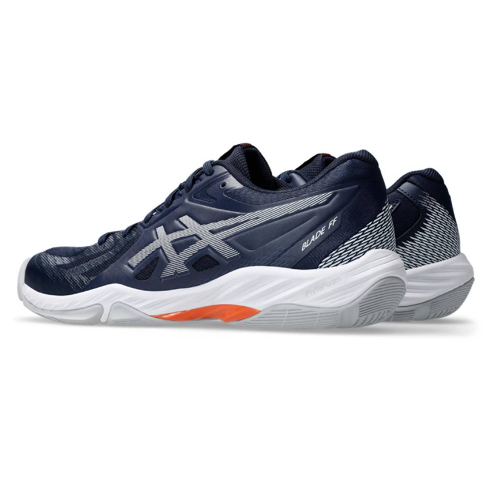 ASICS Blade FF Men's Indoor Court Volleyball Shoes - Midnight/White - Lightweight & Supportive for Volleyball, Badminton & Squash