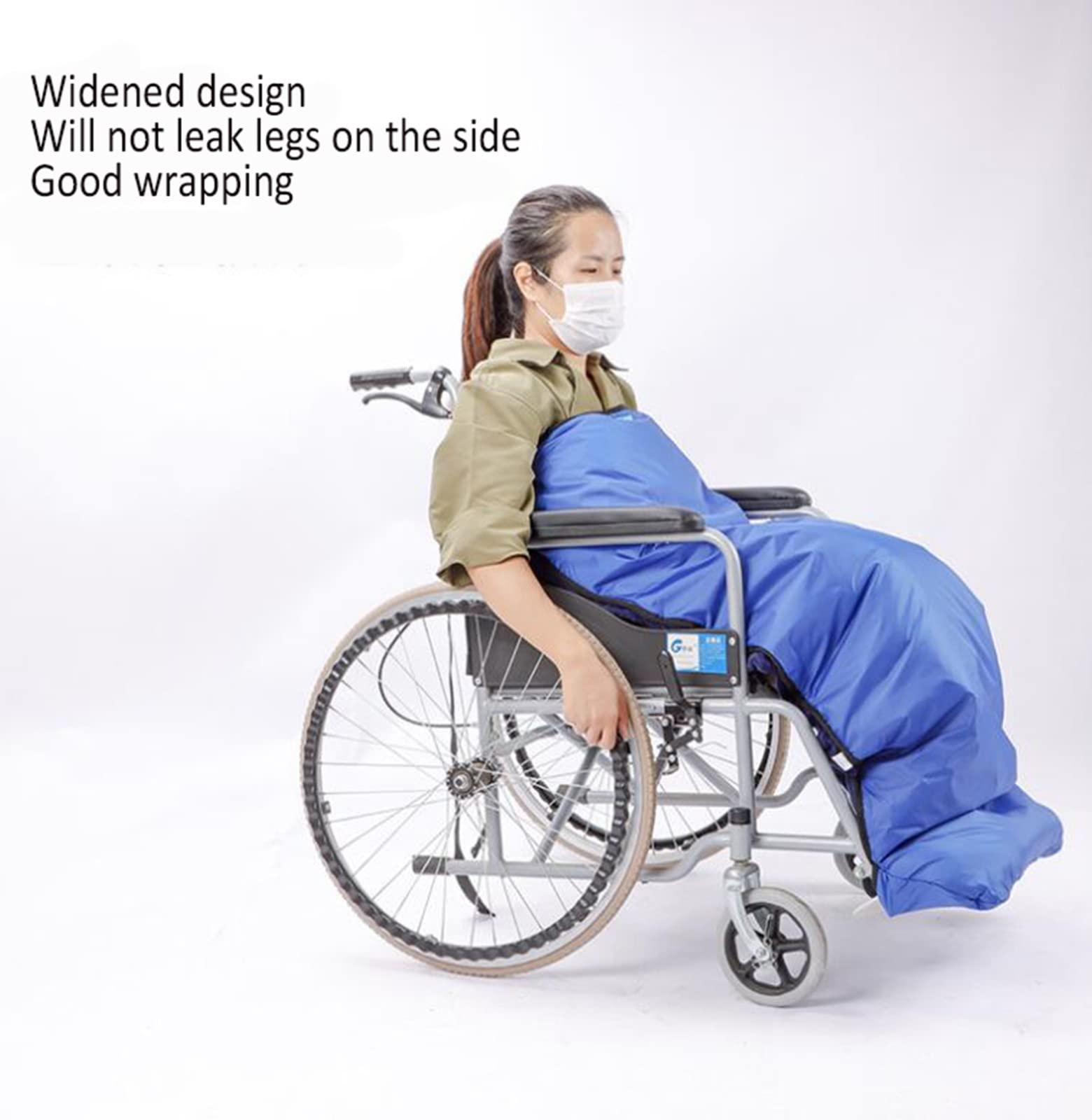 Wheelchair Thermal Blanket & Jacket for Elderly - Windproof, Waterproof Leg Cover & Quilted Wrap - Cozy Foot Warmer for Winter Use - Perfect for Outdoor Activities & Indoor Comfort