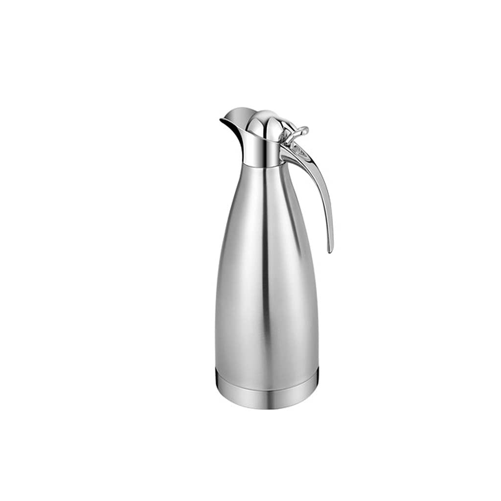 GANFANREN Stainless Steel Coffee Pot - Double Wall Vacuum Insulated Thermal Carafe for Hot & Cold Drinks - Perfect for Home, Office, Camping & Outdoor Use