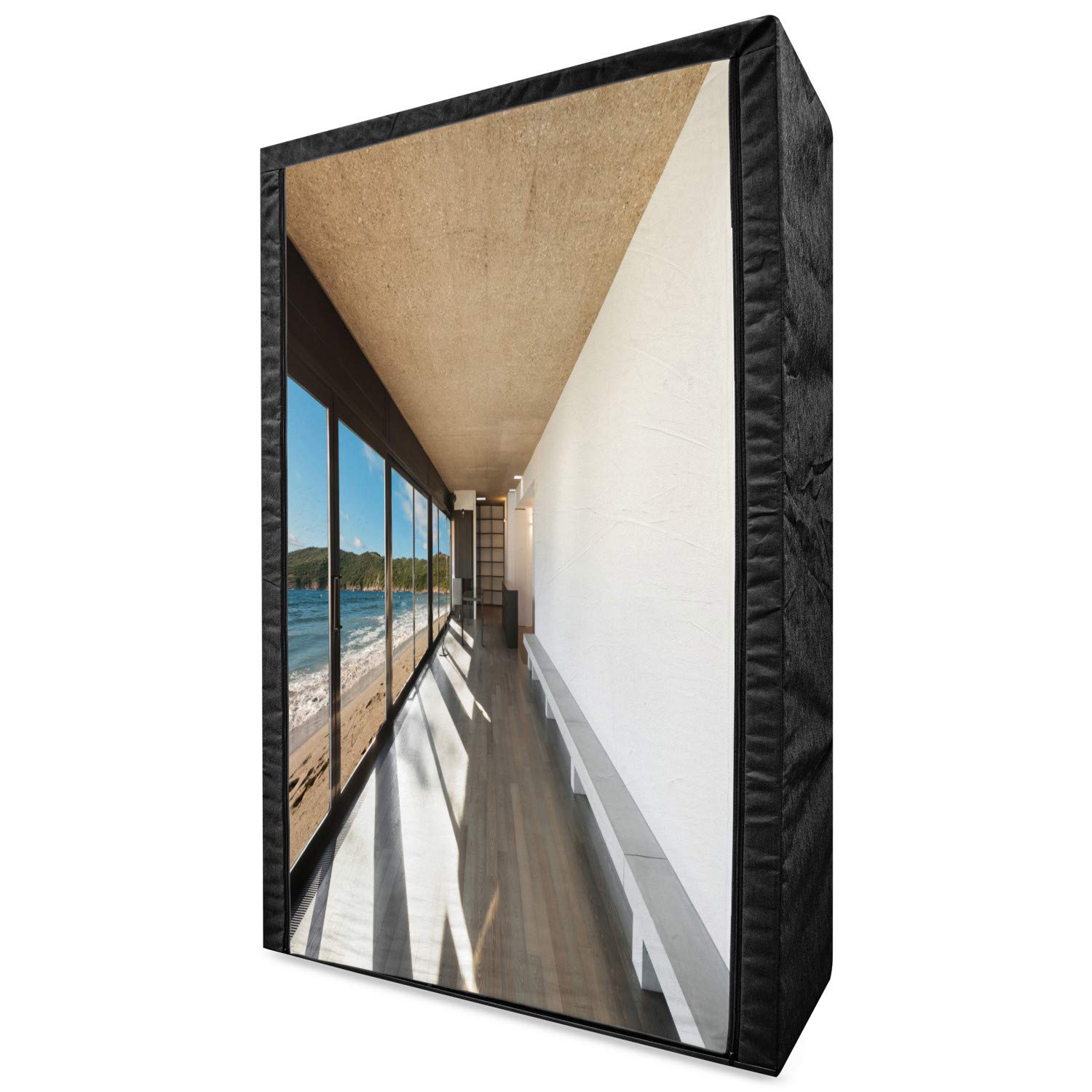 Ambesonne Portable Fabric Wardrobe 42.5