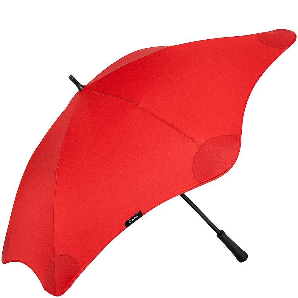 BLUNT Classic Windproof Umbrella - Red Compact Travel Umbrella for Rain & Sun Protection - Perfect for Commuting, Hiking, and Outdoor Events