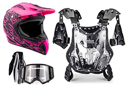 Pink Splatter w/ Black Gloves & Goggles