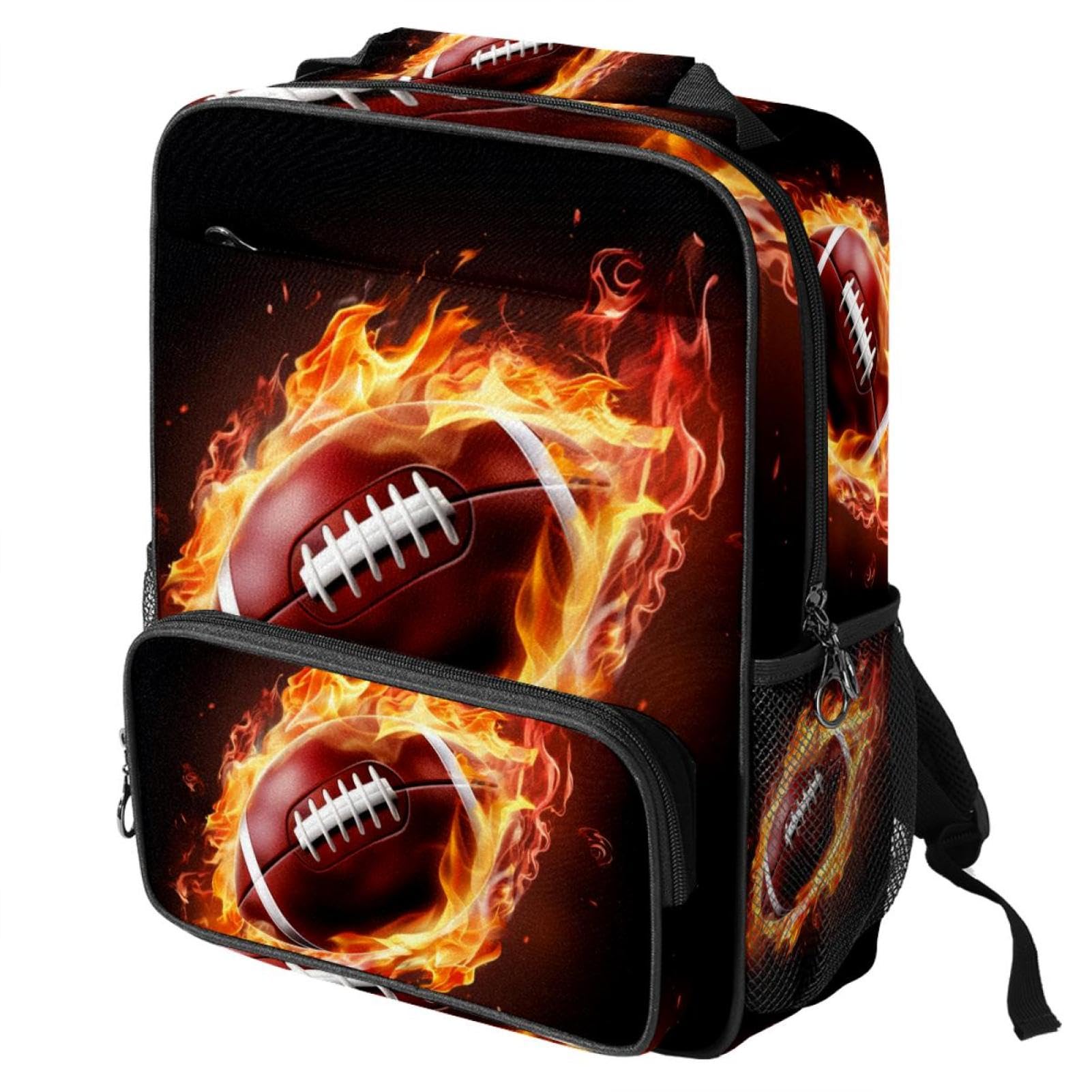 Best Travel Backpack for Women & Men - Durable American Football & Fire Resistant Backpack - Perfect for Hiking, Camping & Outdoor Adventures