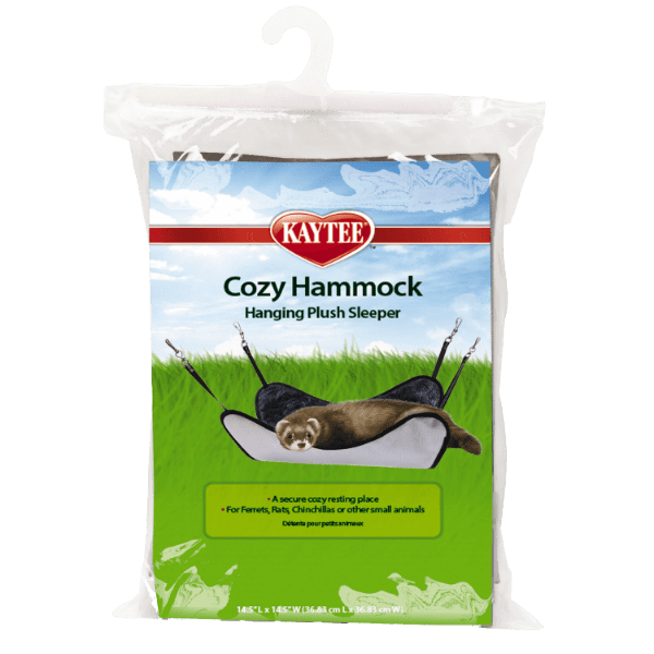 Kaytee Simple Sleeper Cozy Hammock for Small Pets - Soft & Warm Hanging Bed for Hamsters, Guinea Pigs & Ferrets - Perfect for Cages, Playpens & Indoor Use