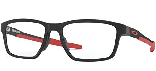 Satin Black & Red/Demo Lens