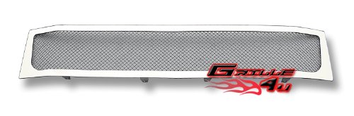 APS Compatible with Ford Flex 2009-2012 Upper Chrome Mesh Front Grille Insert S18-T02257F - Upgrade Your Vehicle's Style for Street & Show Car Appearance