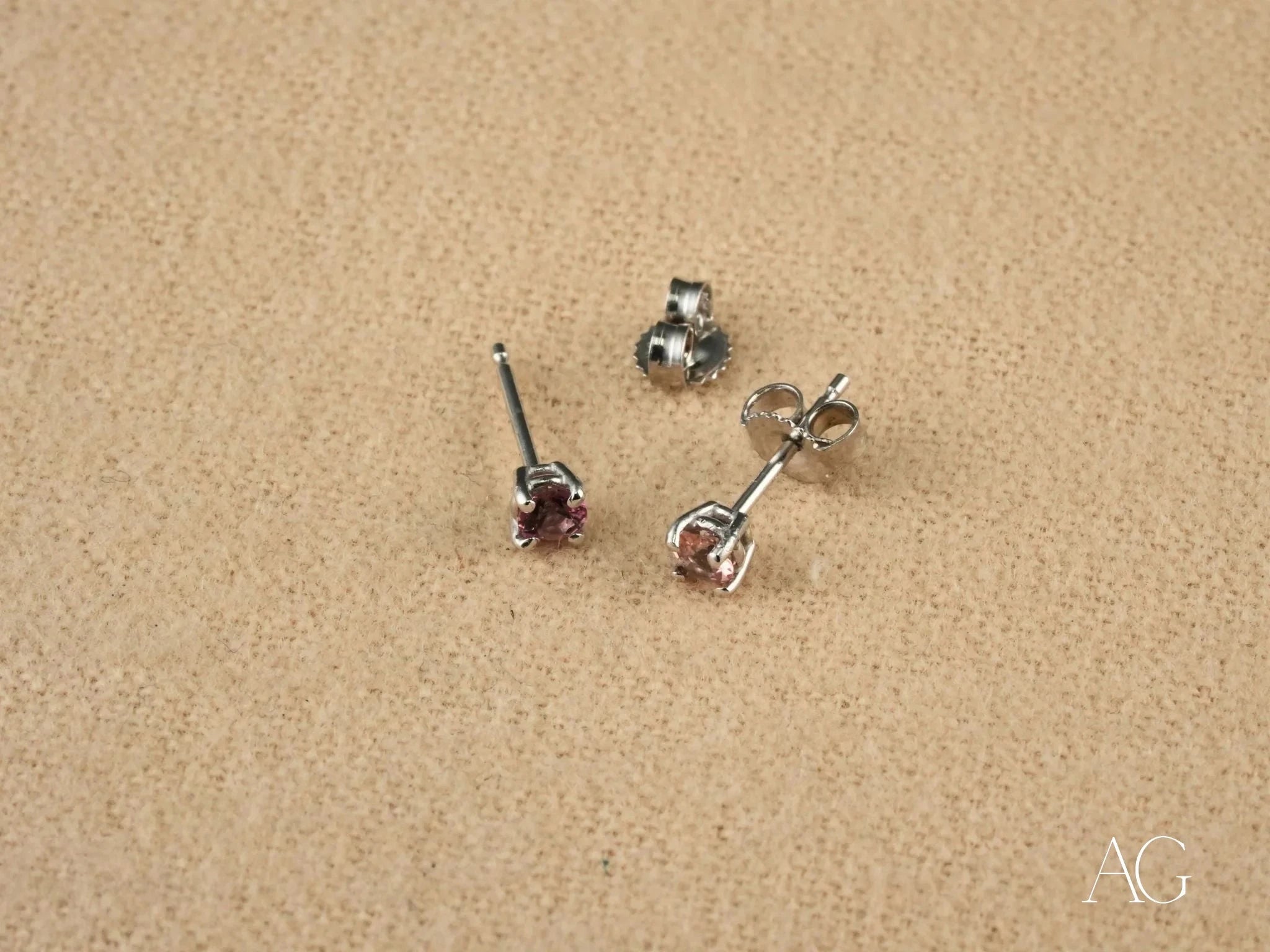 18K White Gold Tourmaline Earrings for Women - Elegant Gemstone Jewelry Gift for Birthday, Anniversary & Special Occasions