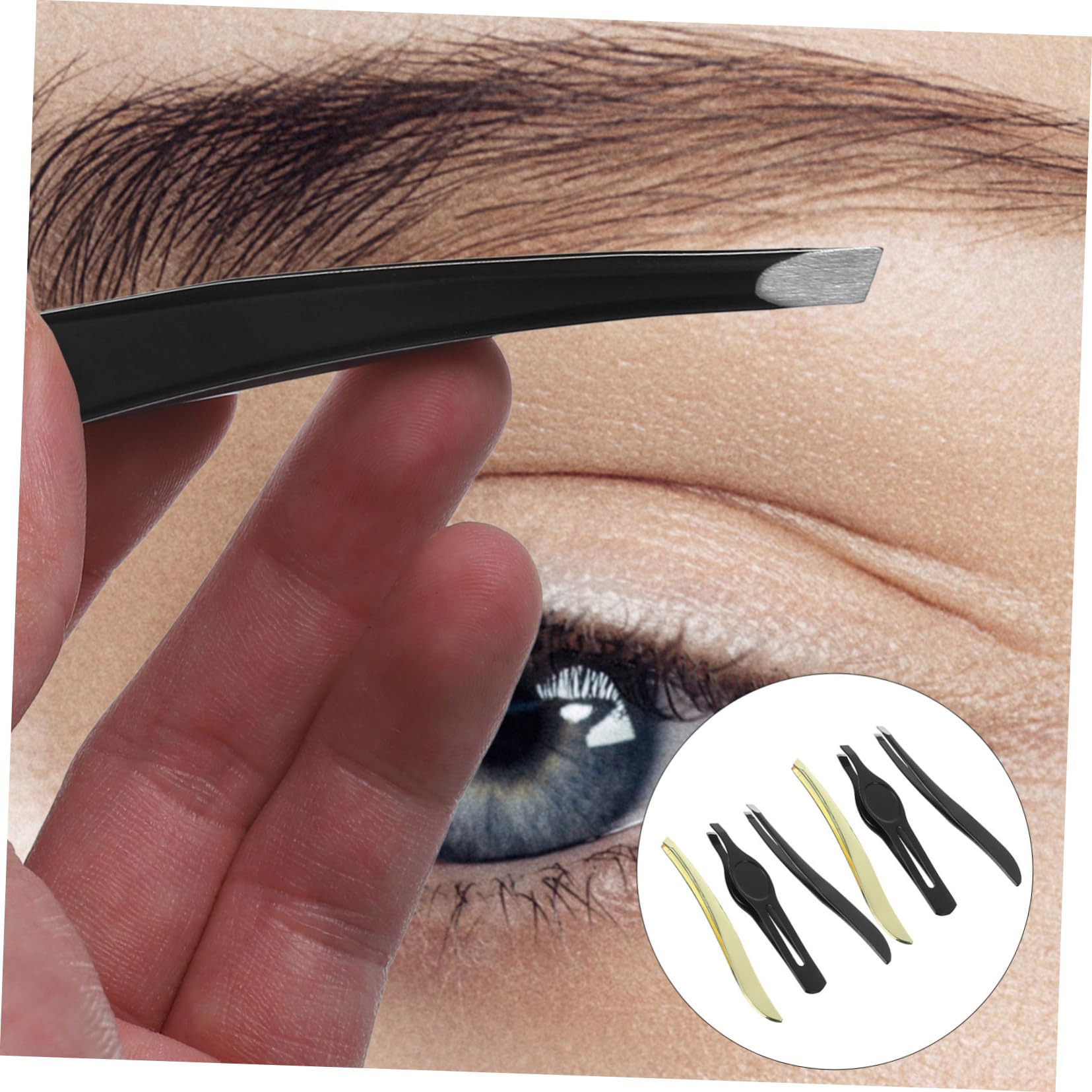Ipetboom Ingrown Hair Tweezers 3-Piece Set - Precision Eyebrow Tweezers & Blackhead Remover Tool for Women - Perfect for Eyebrow Shaping, Ingrown Hair Removal & At-Home Grooming