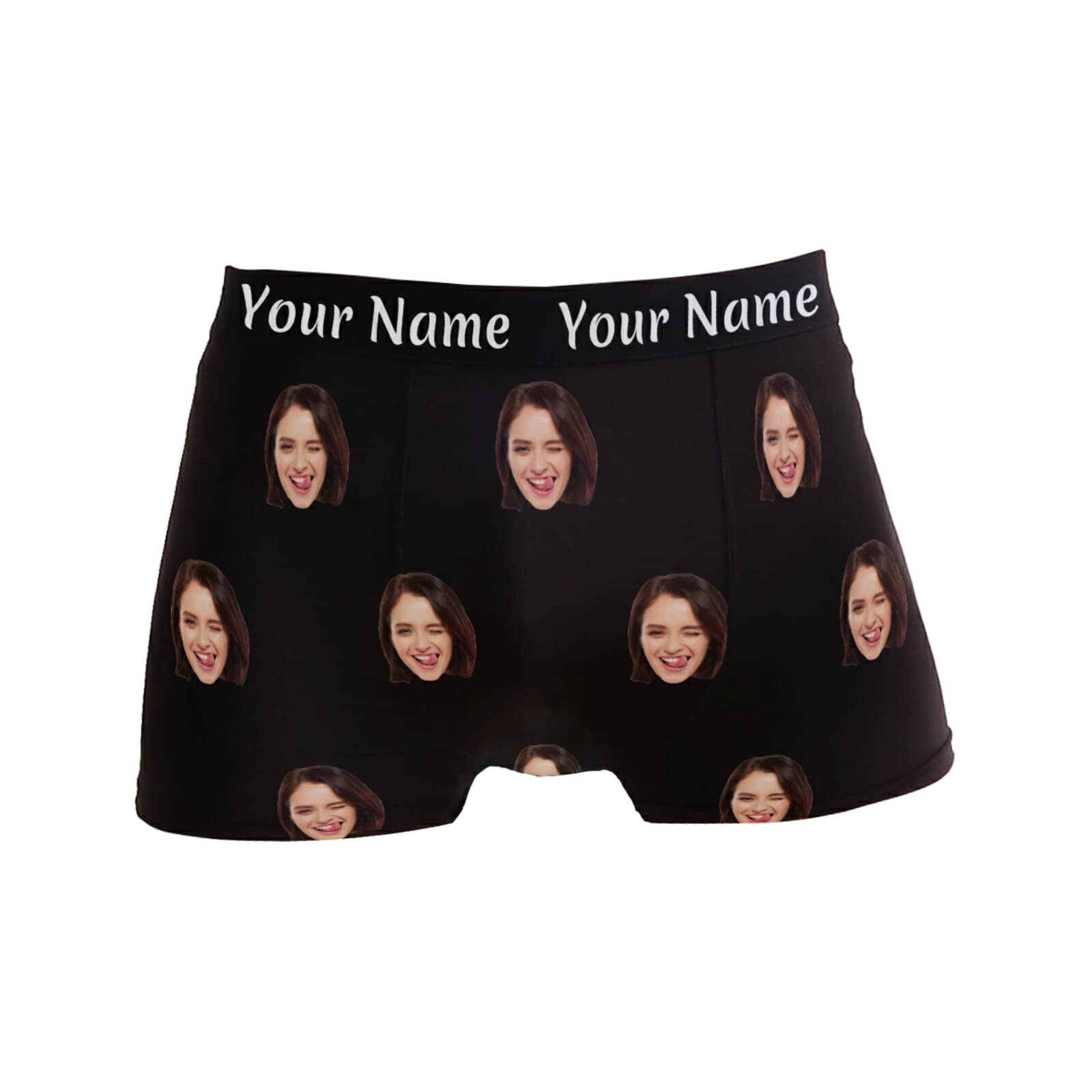 Custom Photo Men's Boxers Brief - Personalized Face Print Underwear for Men & Boys - Perfect for Gifts, Couples & Special Occasions