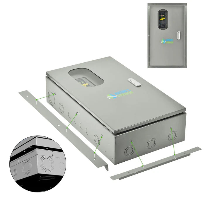 Natures Generator 50A Automatic Transfer Switch for Home Backup Power - Seamless Power Transition During Outages & Emergency Use