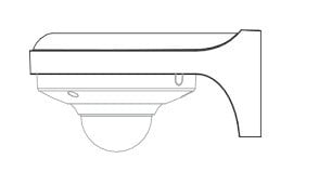 PFB205W Heavy Duty Wall Mount Bracket - Sturdy Support for TVs, Monitors & Shelves - Perfect for Home, Office & Commercial Use