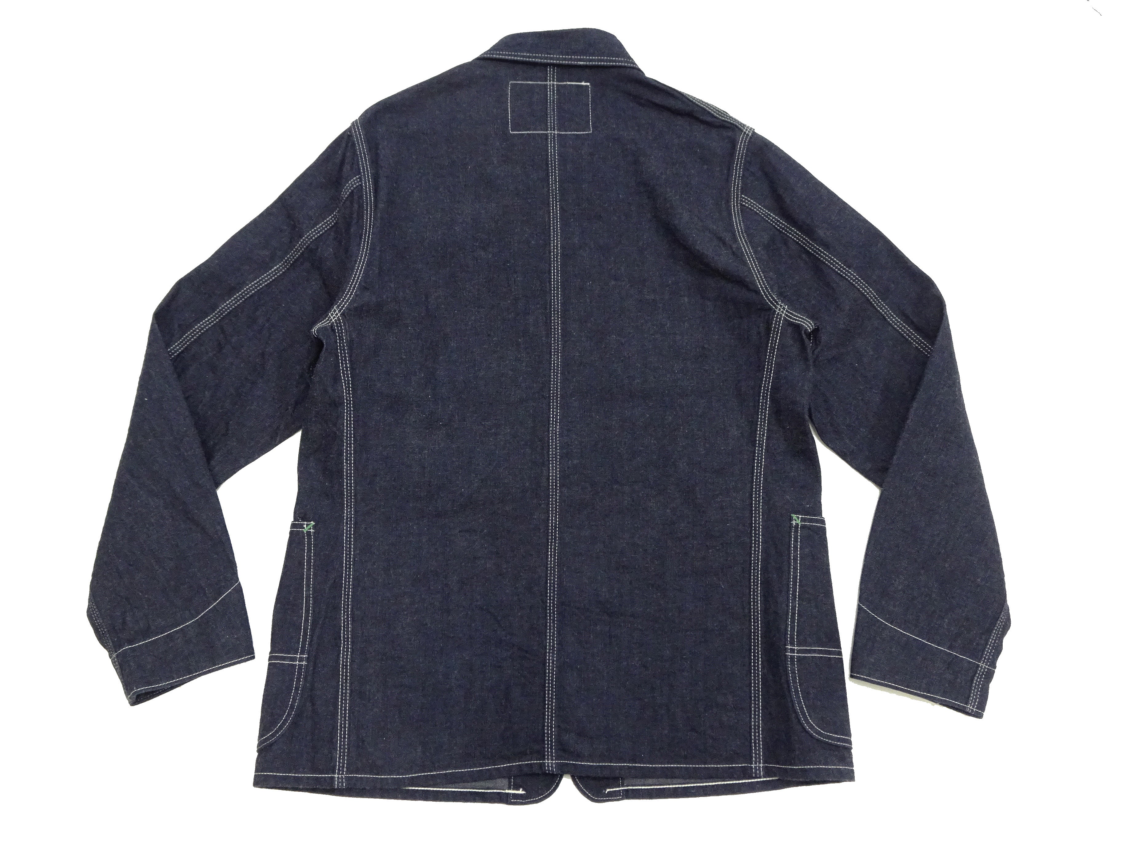 Men's 11oz Denim Work Jacket - Sugar Cane SC15655 Casual Chore Coat in Indigo (One Wash) | Perfect for Outdoor Work, Farm Chores & Everyday Wear
