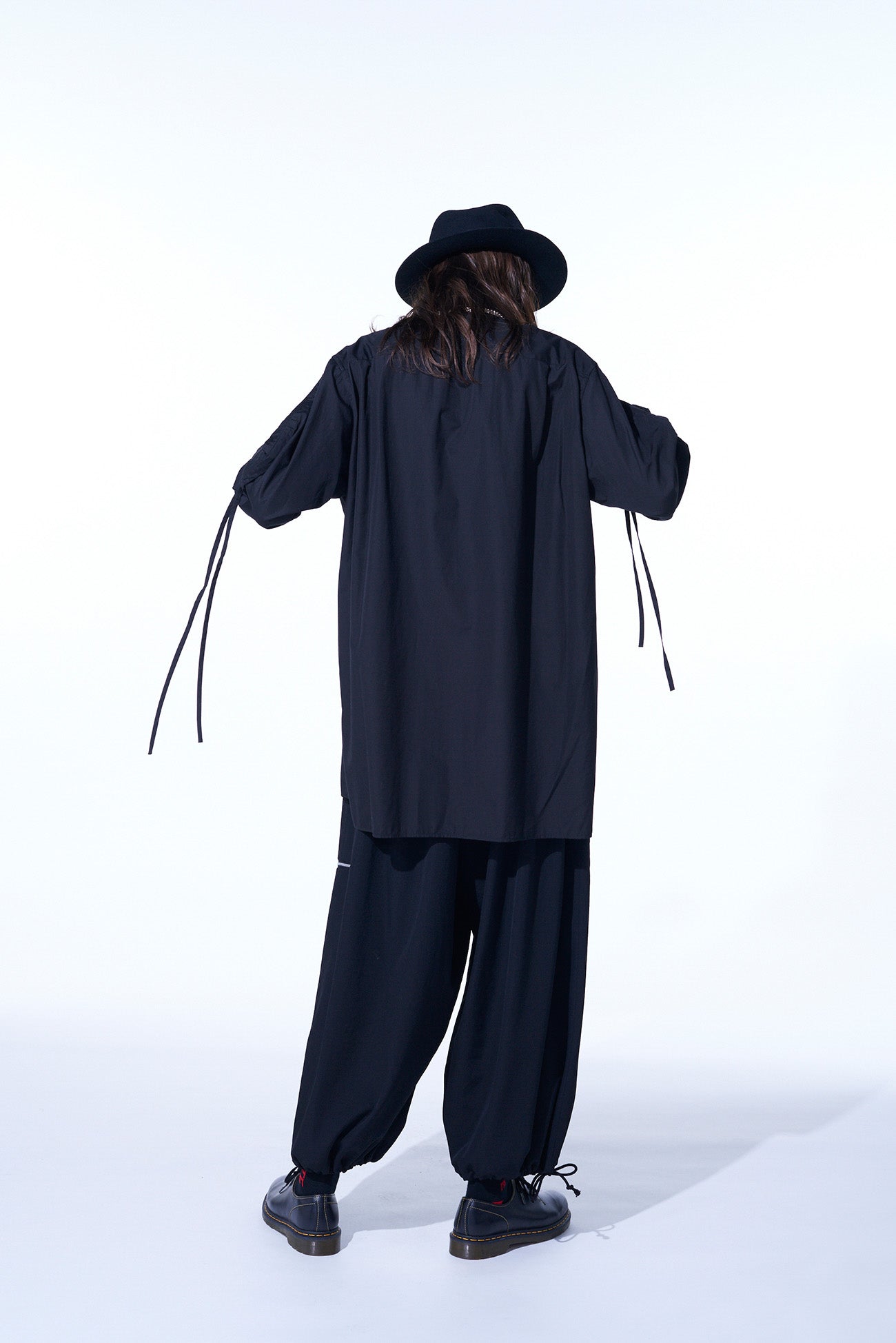 Premium Cotton Broadcloth Oversized Shirt with Adjustable Gathered Strings | Comfortable Loose Fit Women's Blouse for Casual Wear & Layering