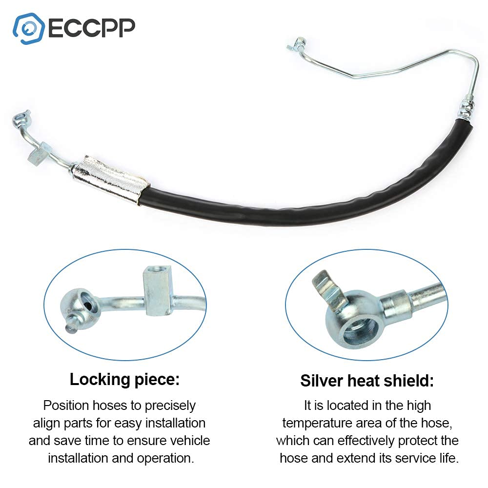 ECCPP Power Steering Pressure Hose Assembly Compatible with 2008-2012 Nissan Altima & 2009-2014 Nissan Maxima - Replacement for OEM 3403716 High Pressure Steering Hose - Perfect for Smooth Steering & Vehicle Maintenance