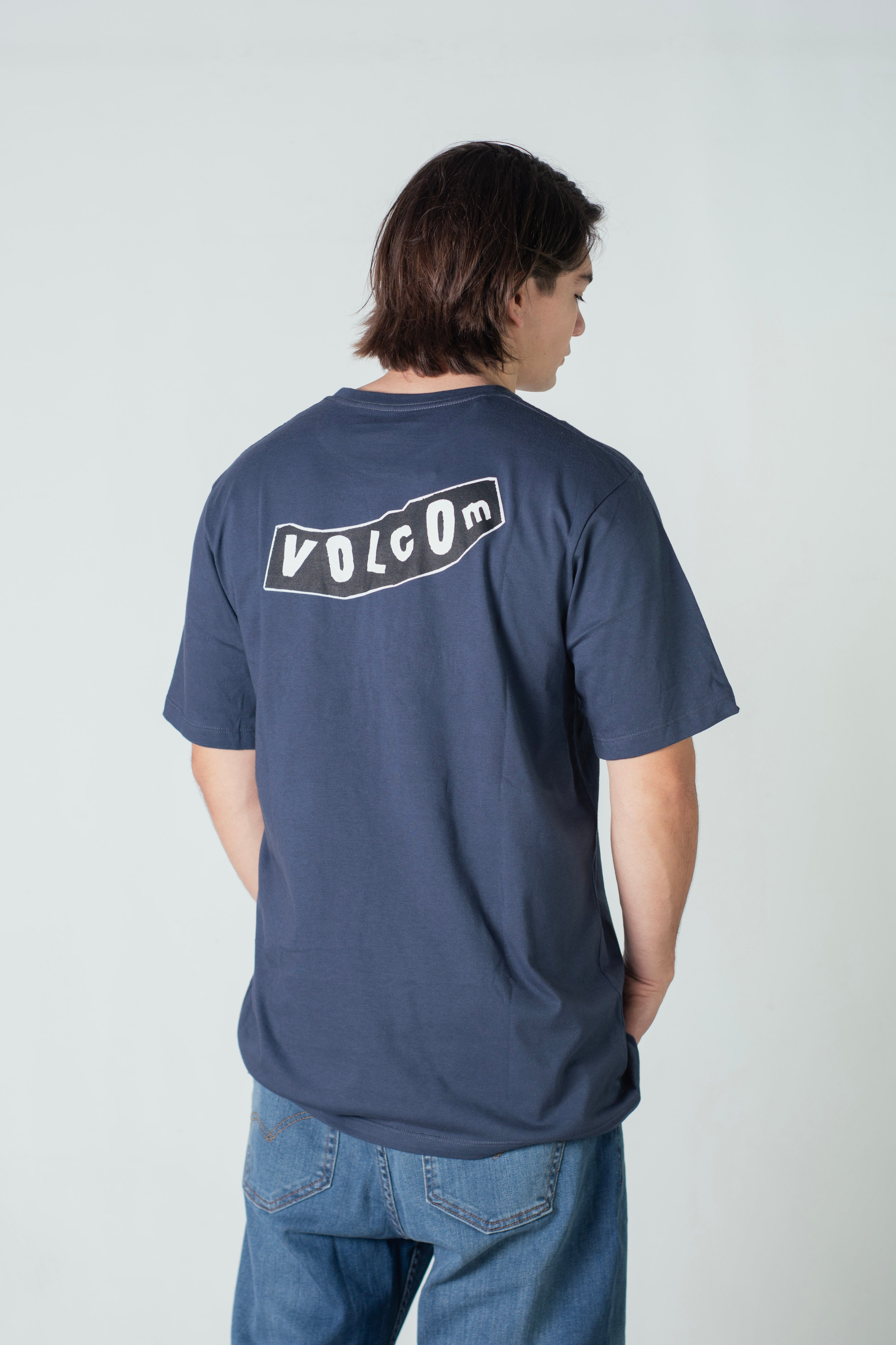 Volcom Skate Vitals T-Shirt for Men - Comfortable Blue Skateboard Shirt | Perfect for Skateboarding, Streetwear & Casual Outfits