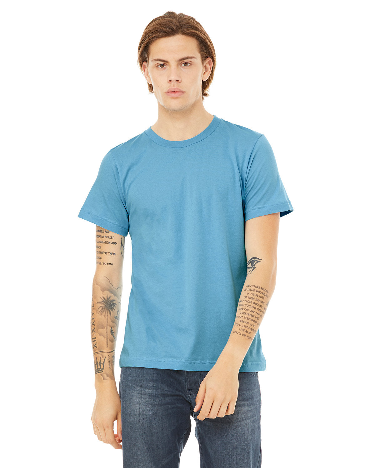 Bella + Canvas 3001C Unisex Jersey Short Sleeve T-Shirt - Soft Comfortable Cotton Tee for Men & Women - Perfect for Casual Wear, Screen Printing, and Everyday Outfits