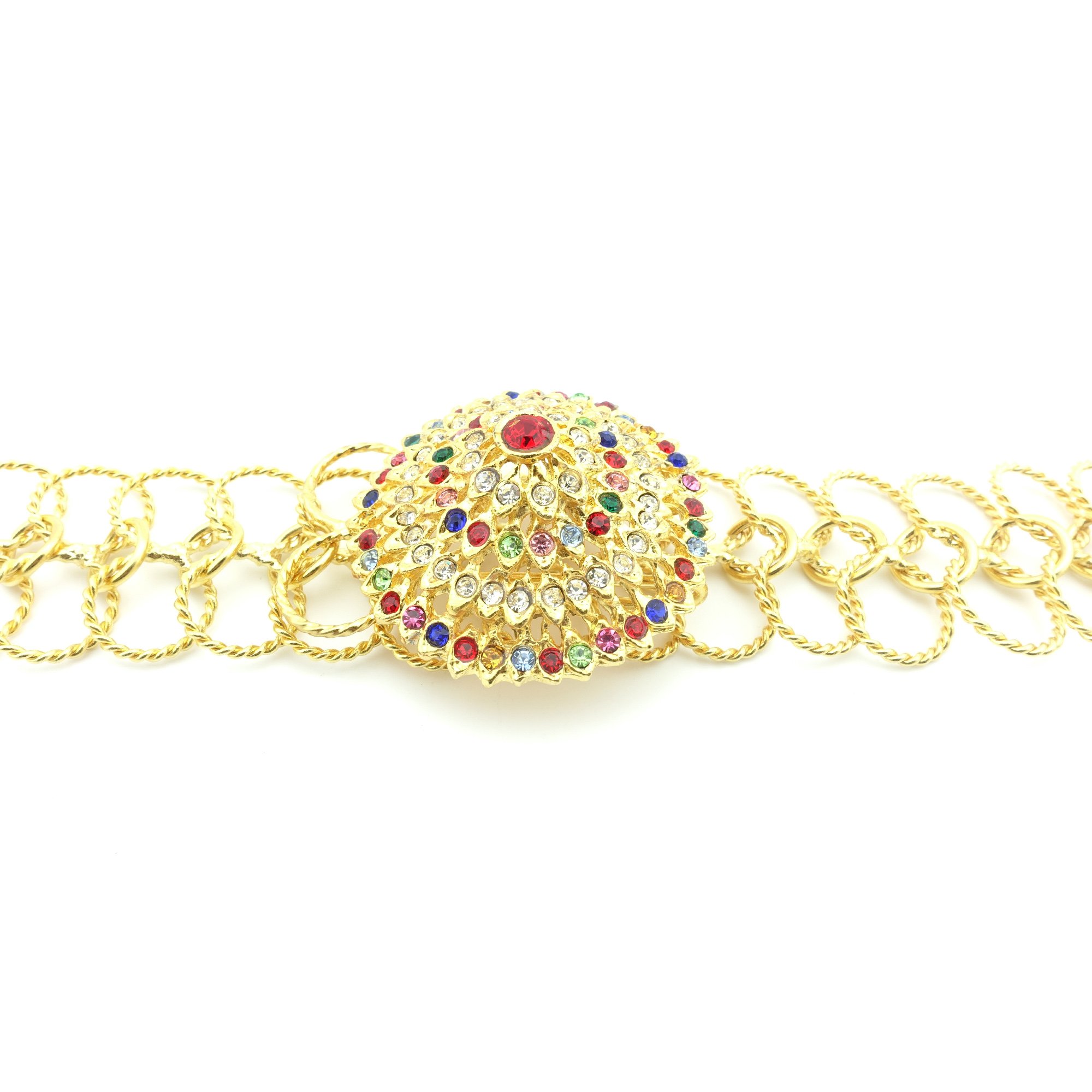 Thai Gold Plated Crystal Belt 26