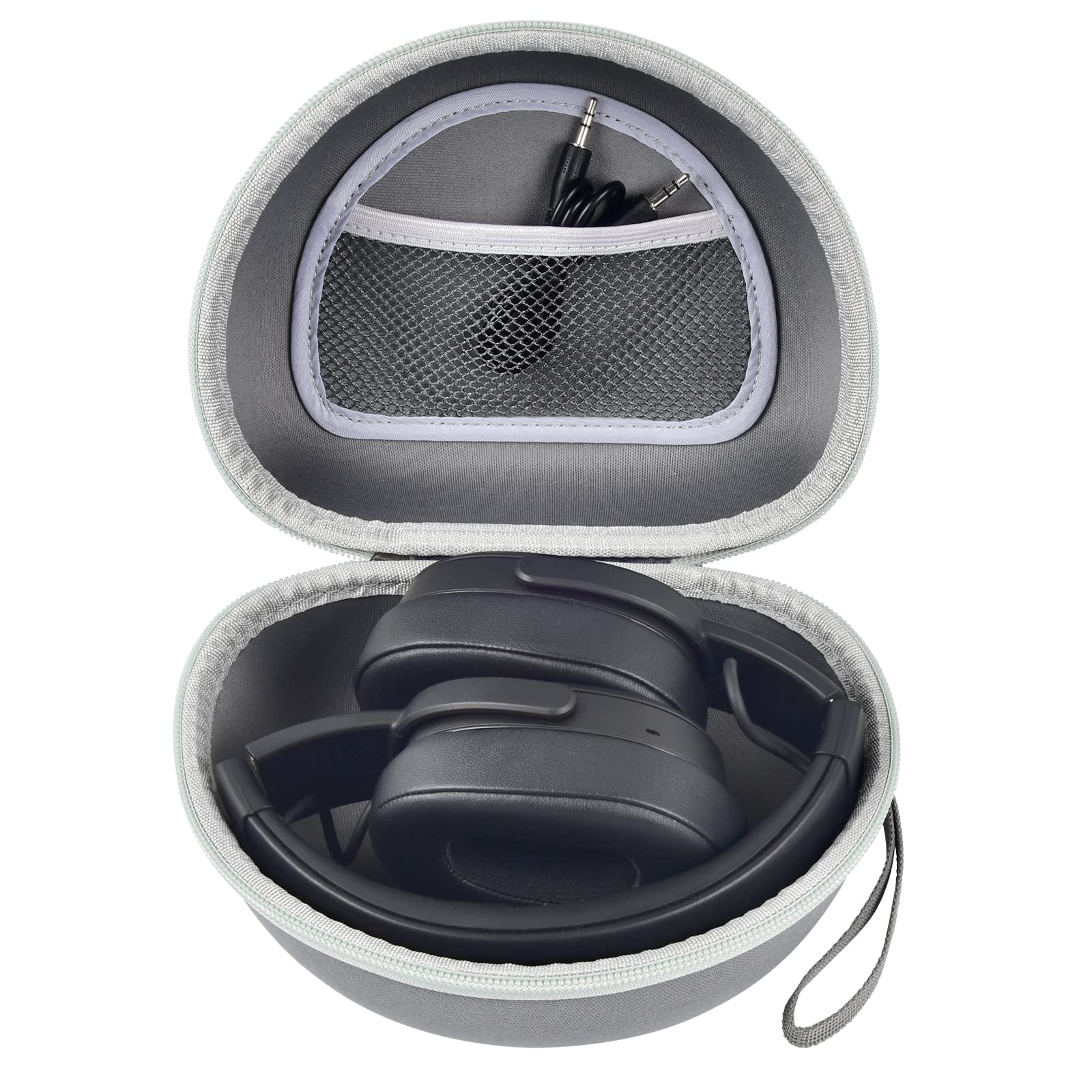Premium Hard Case for Skullcandy Crusher/Hesh/Evo & Beats Studio Pro/Solo Wireless Headphones - Durable Grey Protective Storage Box for Travel, Gym & Daily Use