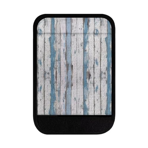 Blue Wood Panel Print