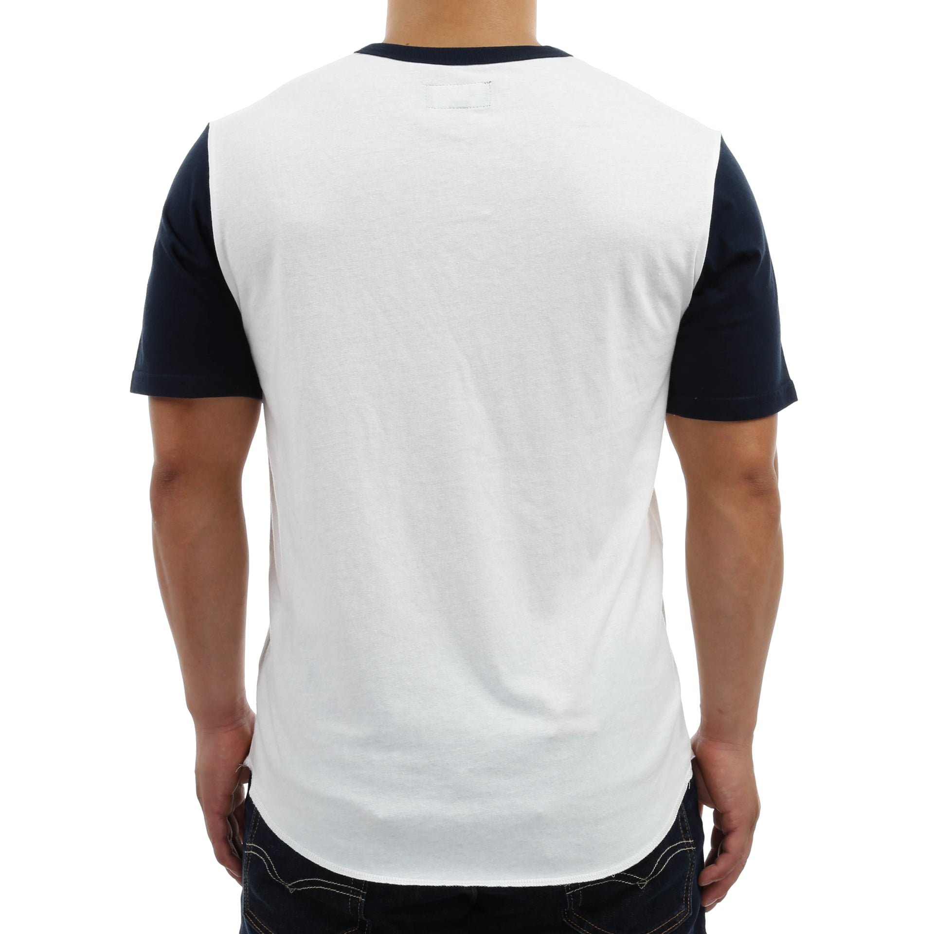 Brixton Springfield Short Sleeve Henley Shirt for Men - Off White - Casual Summer Wear & Outdoor Activities