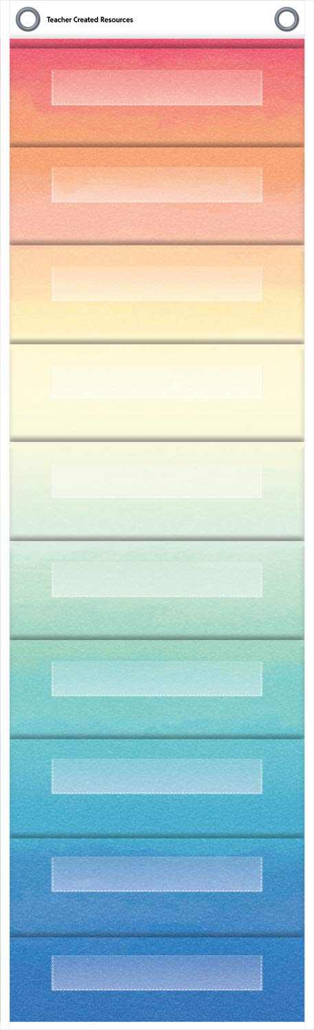 10-Pocket Watercolor File Storage Organizer Chart - 14