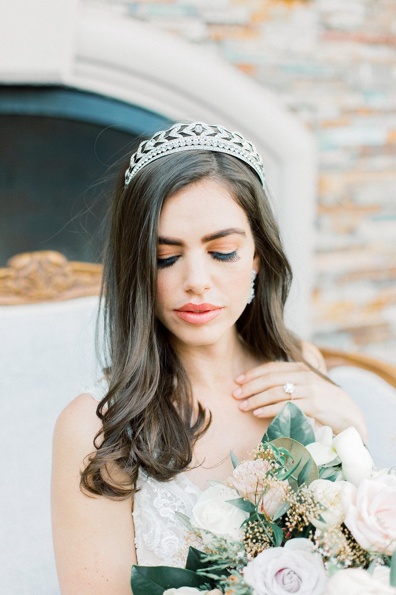 **KENNEDY Bridal Tiara – Elegant Crystal Wedding Crown for Bride, Bridesmaids & Prom – Perfect for Weddings, Pageants & Special Occasions**