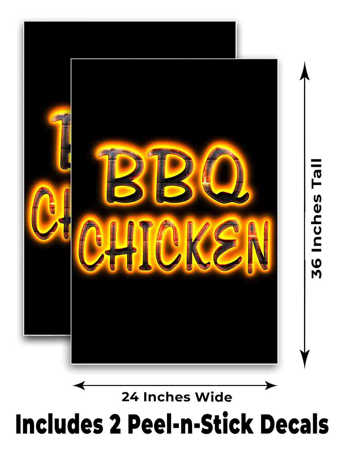 BBQ Chicken Vinyl Decal (24