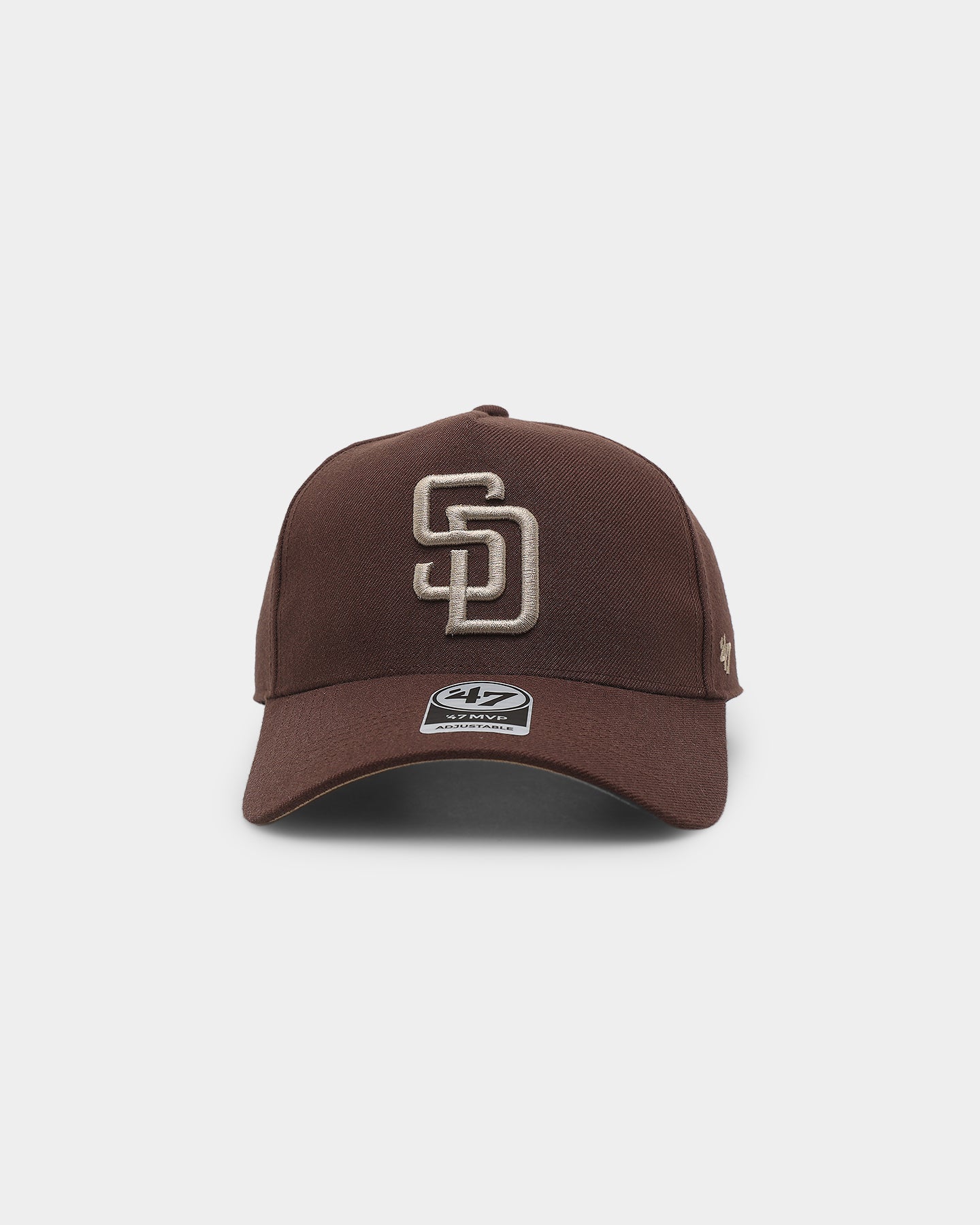 47 Brand San Diego Padres Replica 47 MVP DT Snapback Hat - Brown/Khaki Adjustable Baseball Cap for Men & Women - Perfect for Sports Fans, Casual Wear & Outdoor Activities