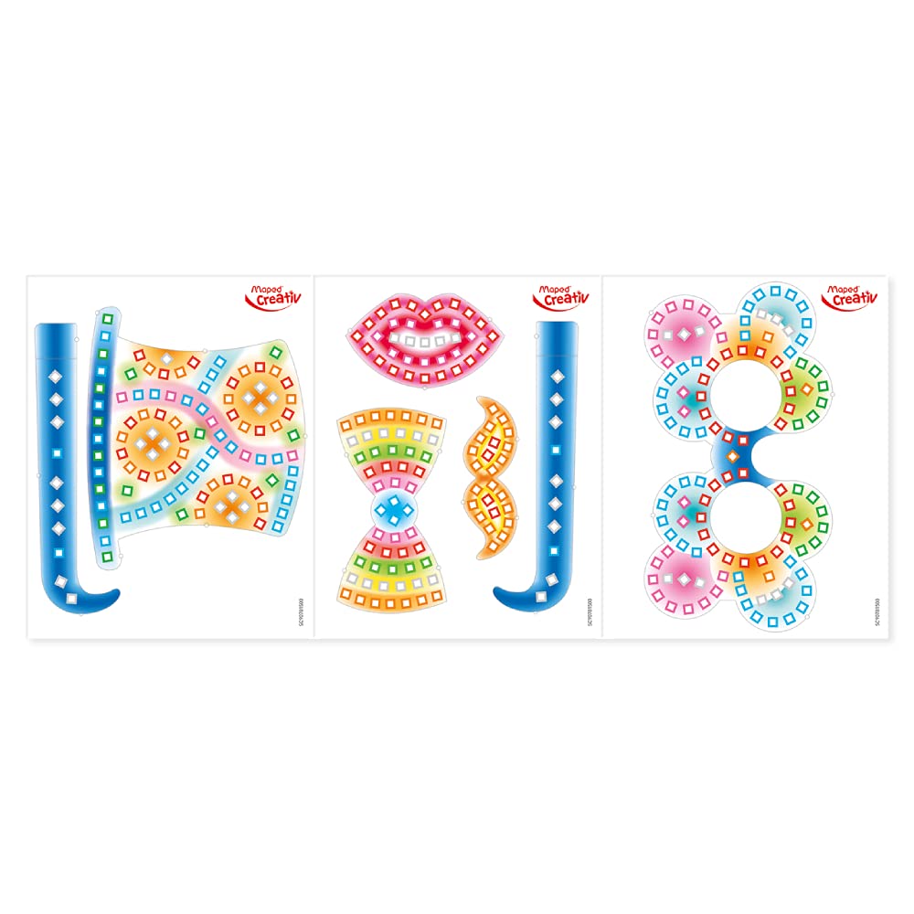 Maped Creativ Mini Box - Mosaic Art Set for Kids | Creative DIY Craft Kit for Children's Art Projects & School Activities | Perfect for Home, Classroom & Gift Giving