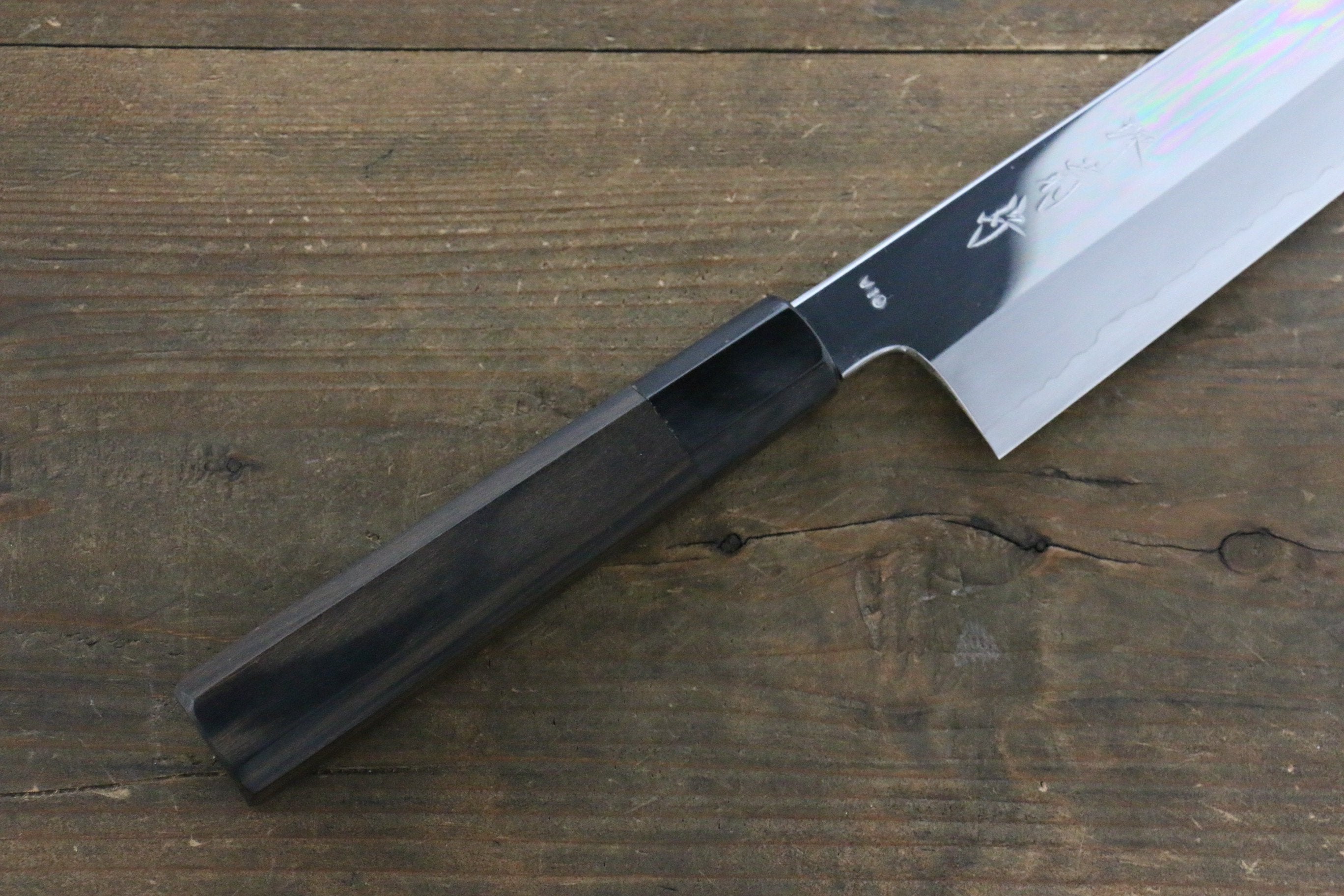 Premium Kikumori VG10 Japanese Chef Knife 240mm - Mirror Polished Gyuto with Ebony Handle - Professional Kitchen Knife for Slicing, Dicing & Meat Cutting - Perfect for Chefs & Home Cooking