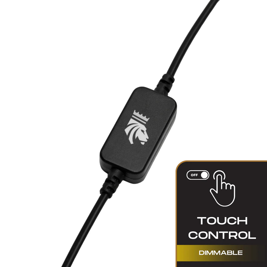 Kingpin Touch Dimmer Switch - Smart Light Control for Home & Office - Perfect for Bedroom, Living Room, and Kitchen Lighting